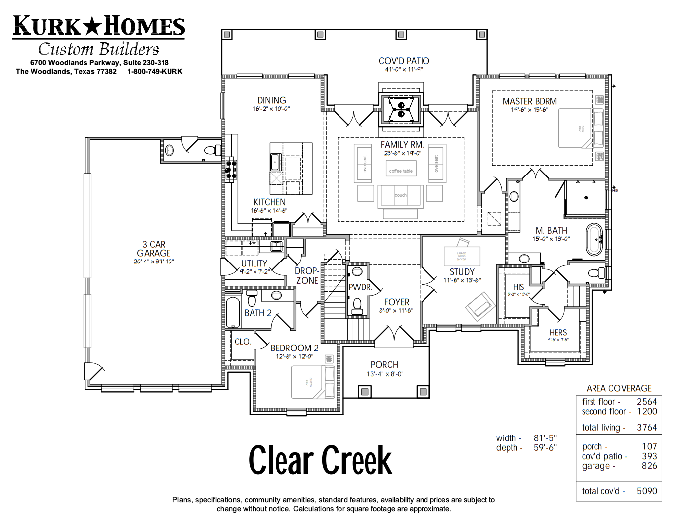 Clear Creek - First Floor