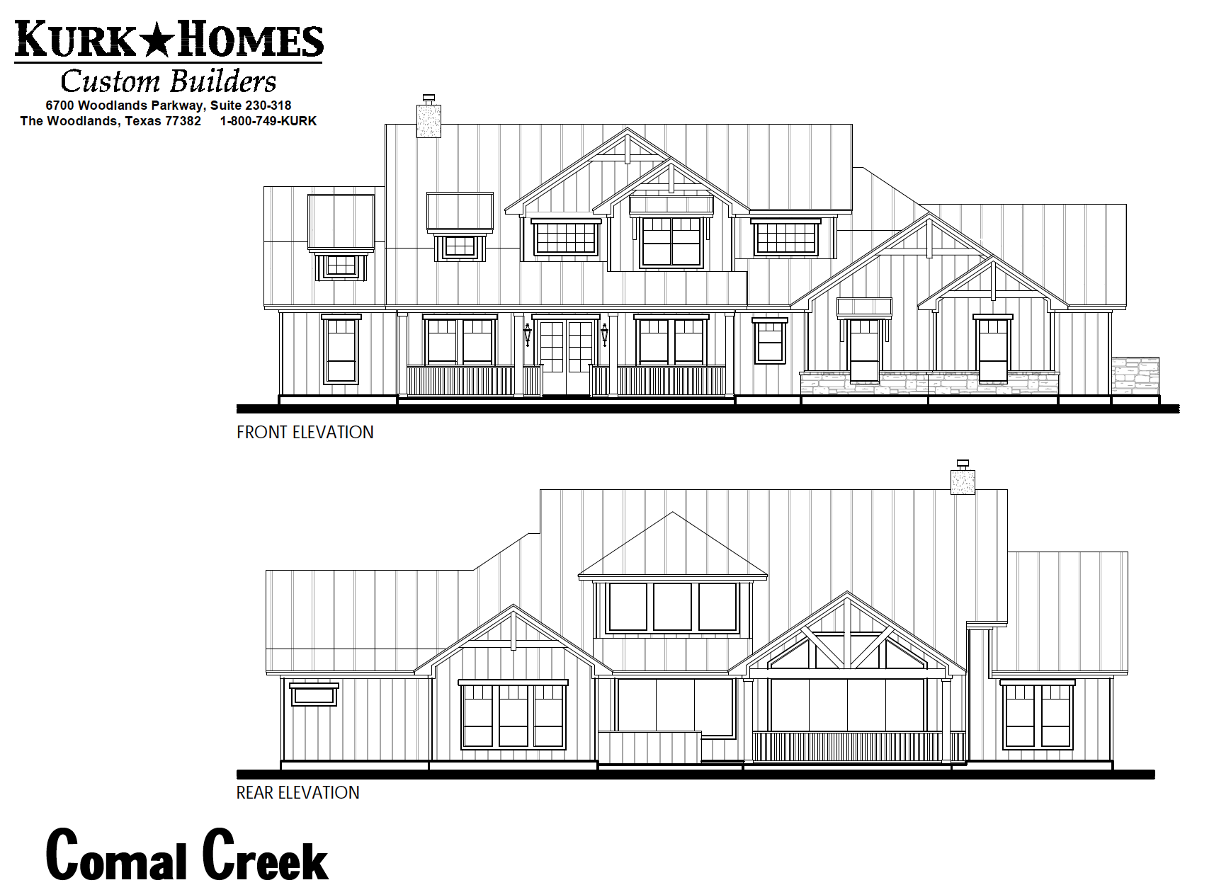 The Comal Creek - Elevation