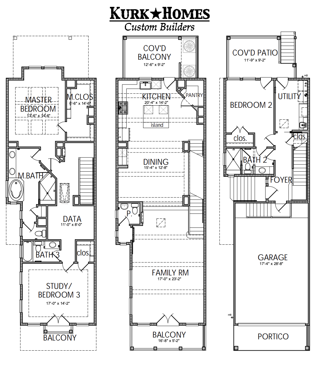 Inner Loop Townhomes - Floorplan