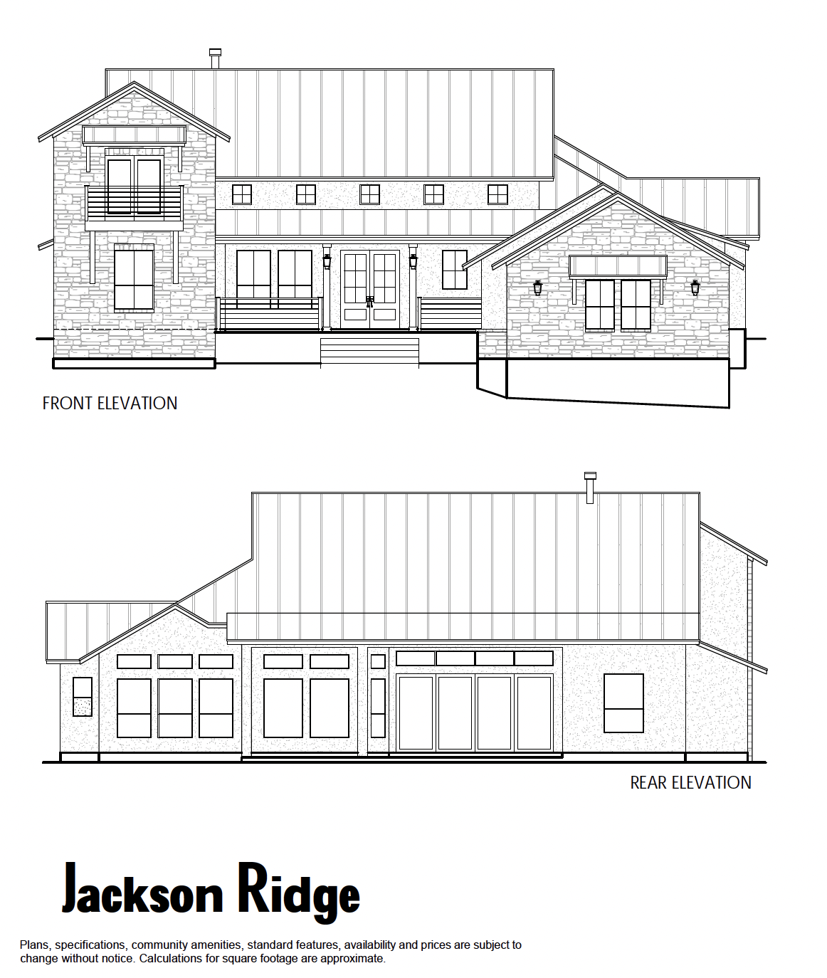 Jackson Ridge Elevation