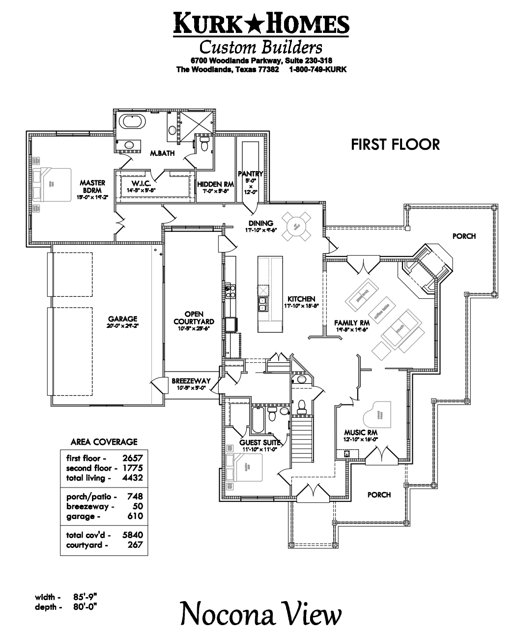 Nocona View - First Floor