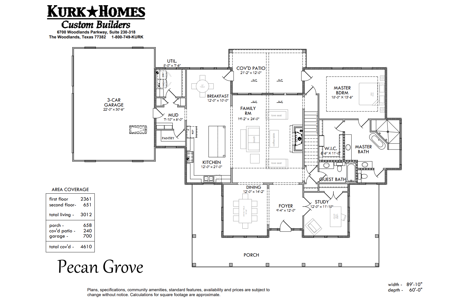 Pecan Grove - First Floor