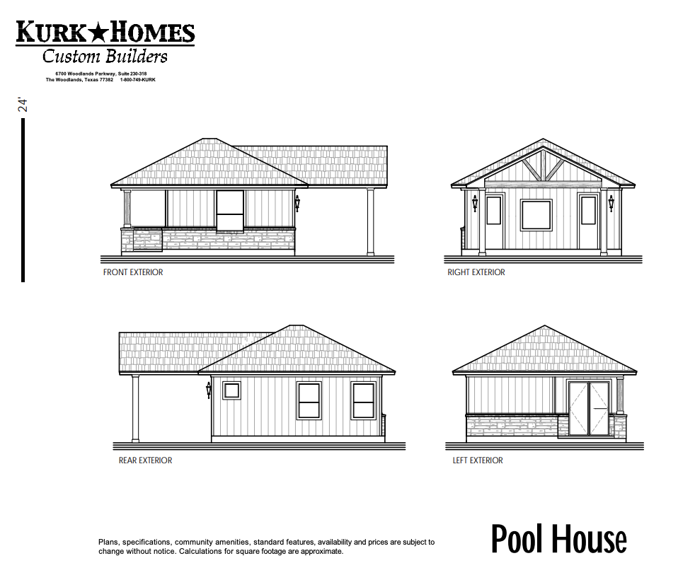 Pool House Elevation