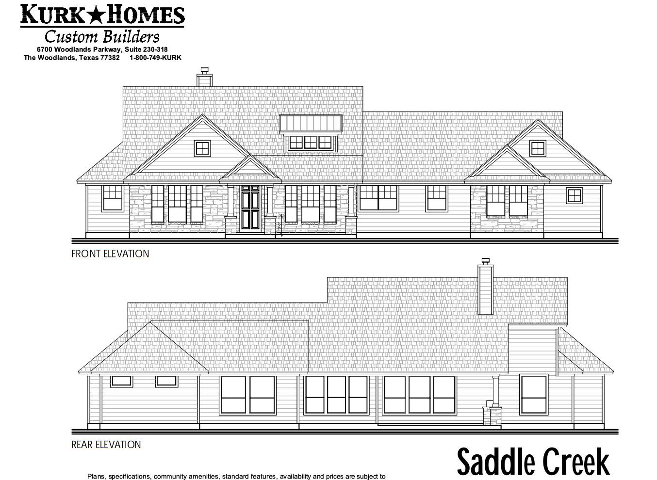 Saddle Creek Elevation