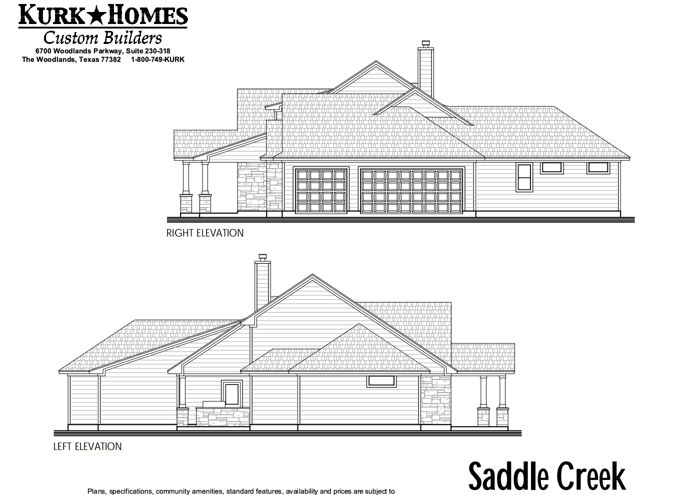 Saddle Creek Elevation