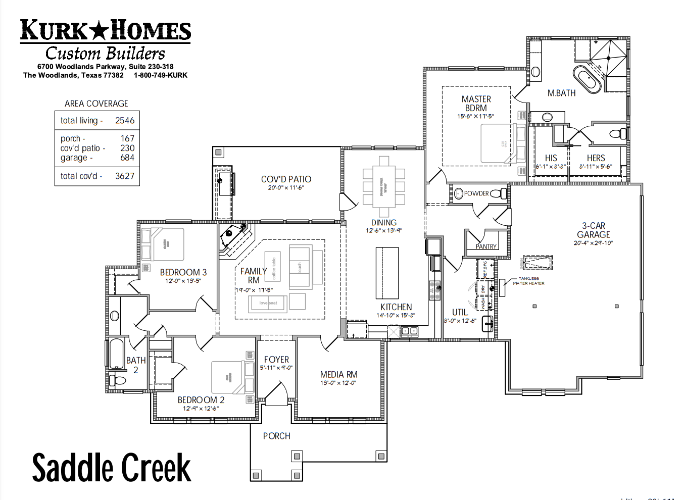 Saddle Creek Floorplan