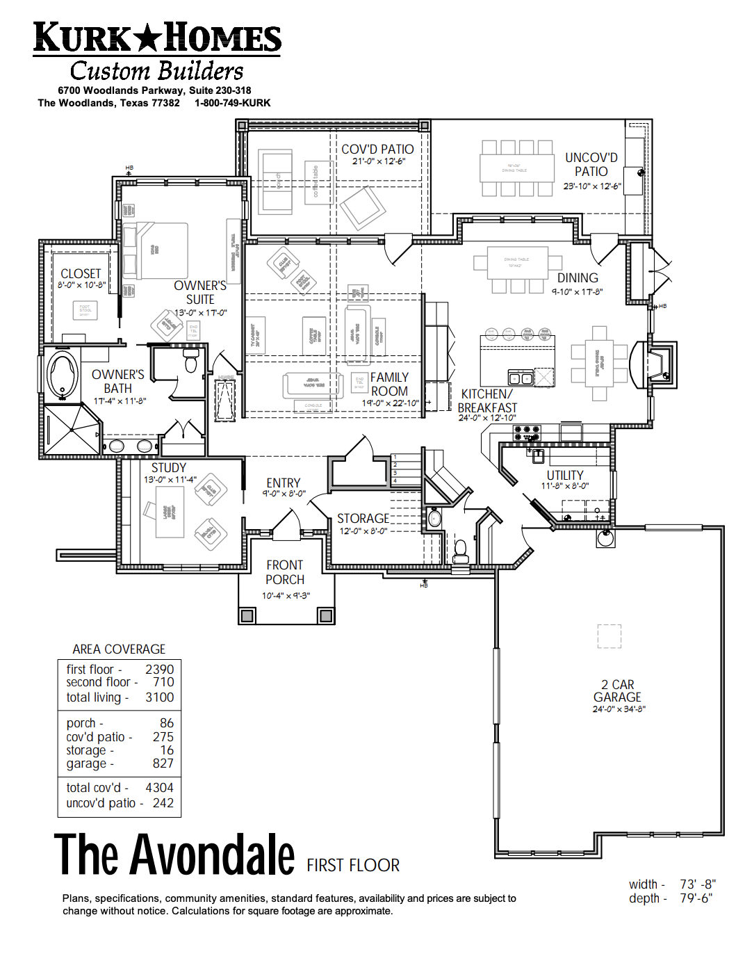 The Avondale Floorplan