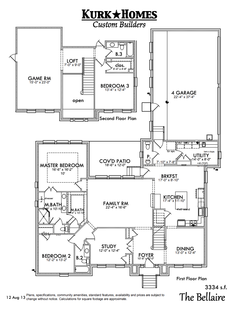 The Bellaire - Home Plan Design