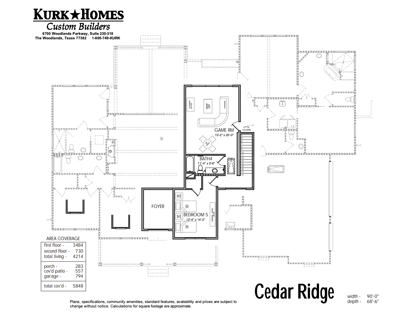 The Cedar Ridge - Second Floor