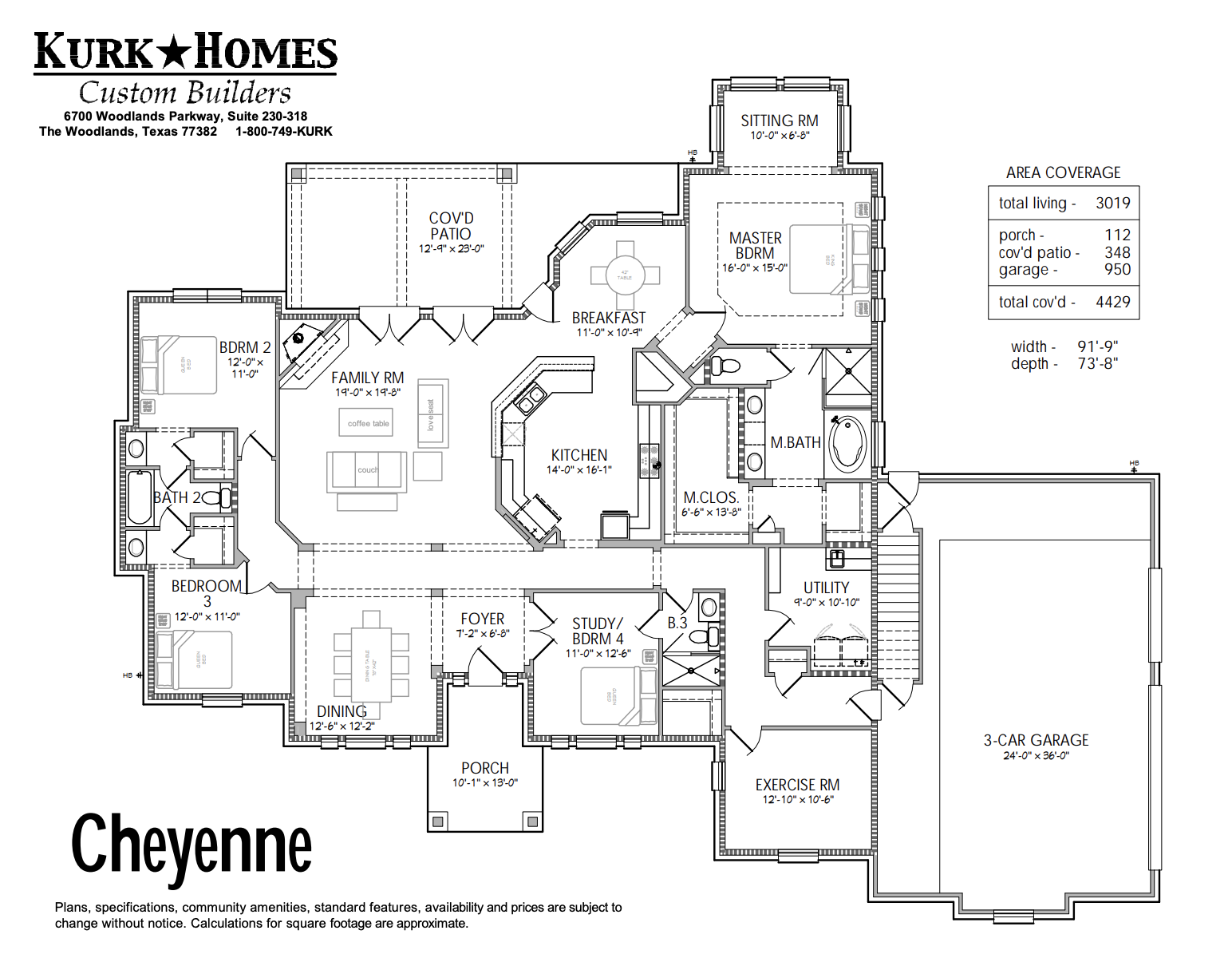 The Cheyenne - Home Plan Design