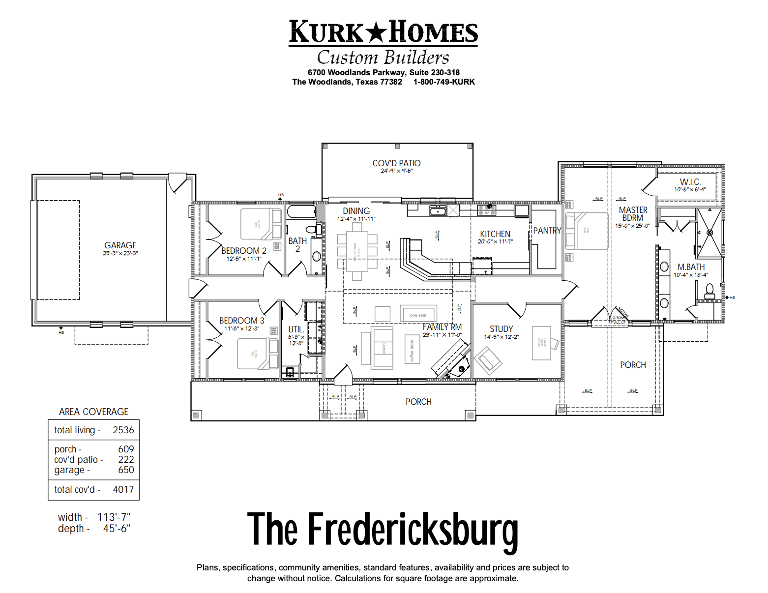 The Fredericksburg - Home Plan Design