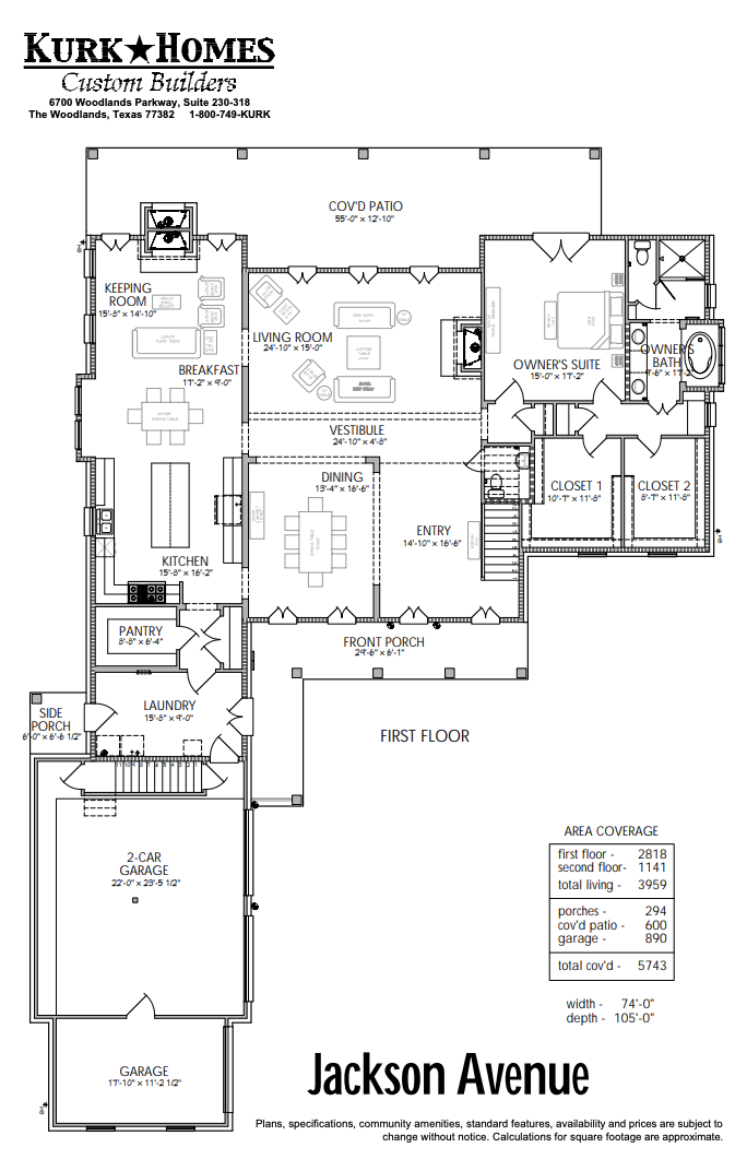 The Jackson Avenue - Home Plan Design