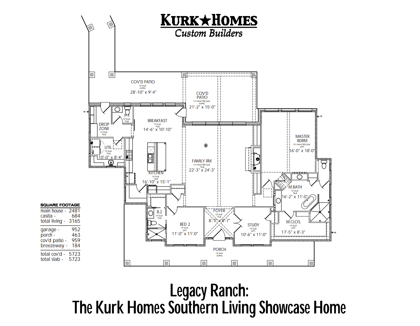 The Legacy Ranch Showcase Home Kurk Homes