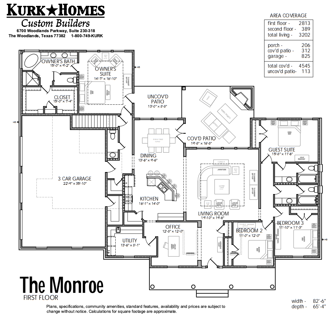 The Monroe Floorplan