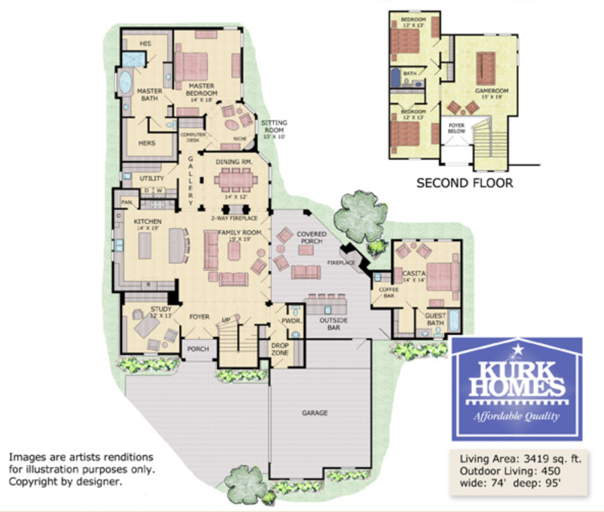 The Seville Floorplan