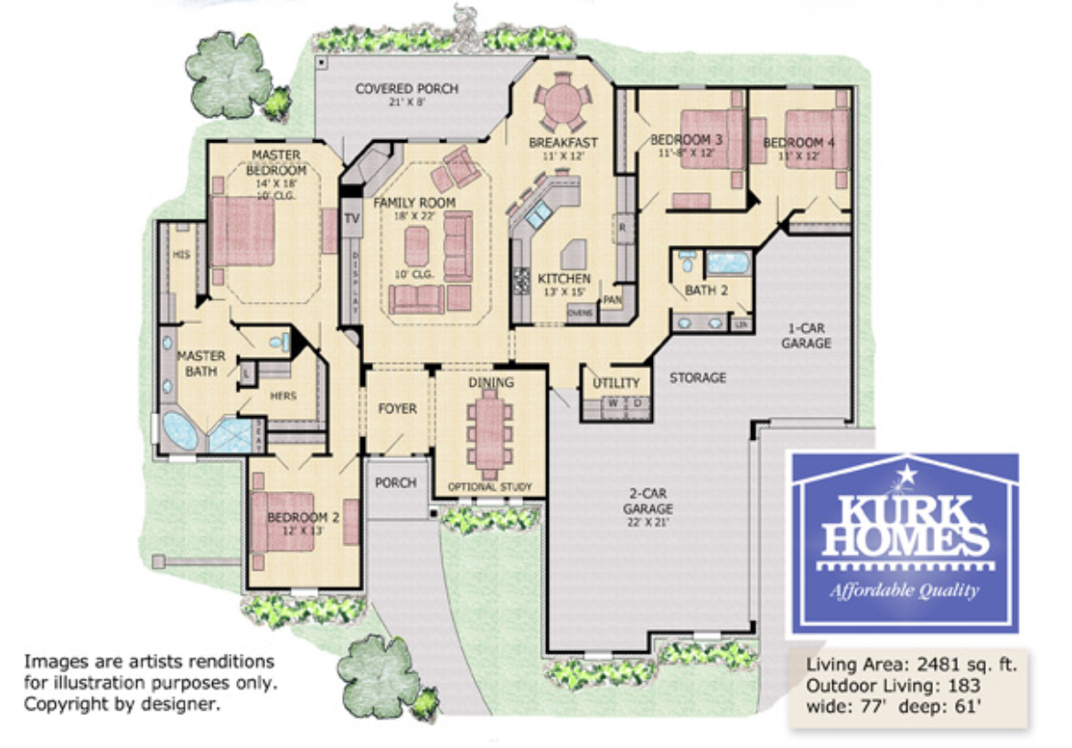 The Tuscany - Floorplan