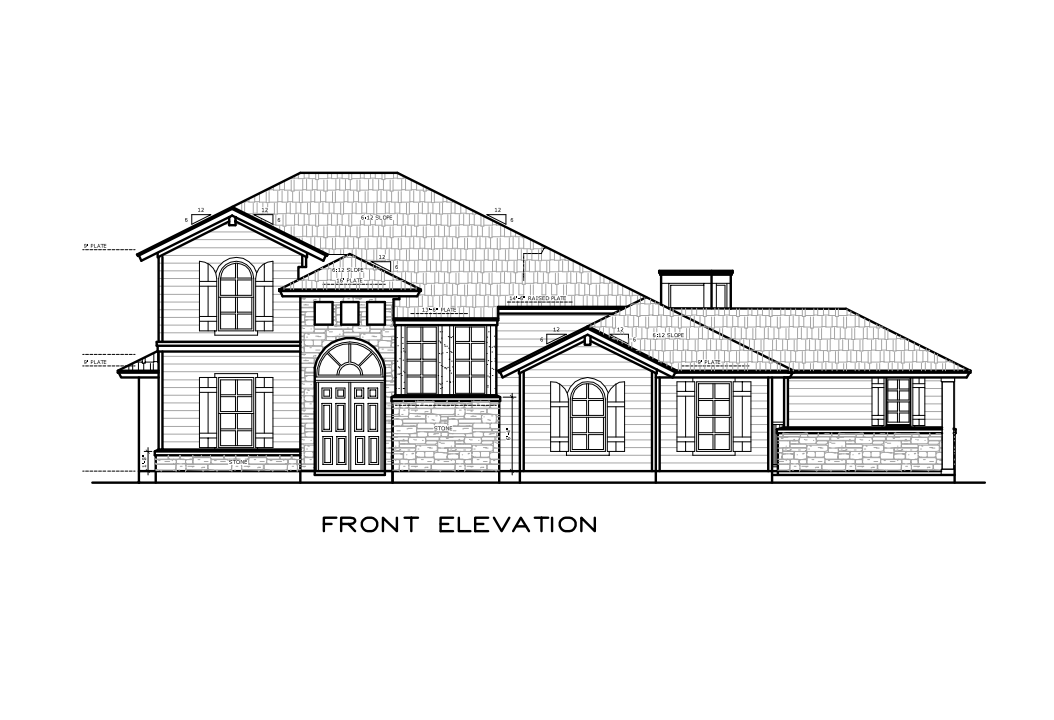 The Valencia Front Elevation