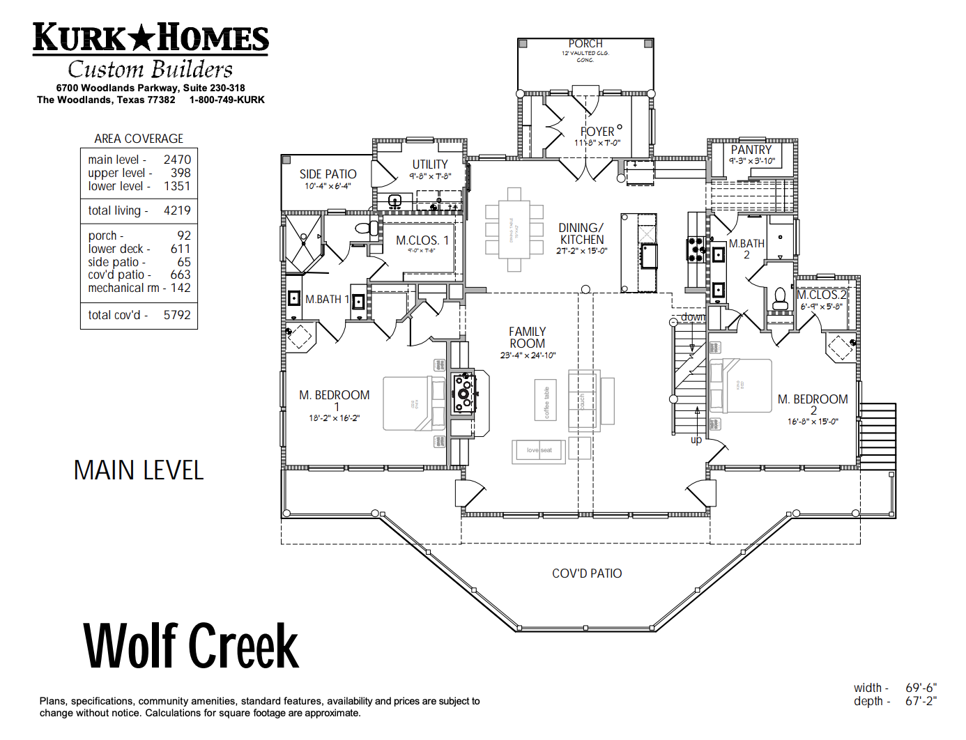 The Wolf Creek - Home Plan Design